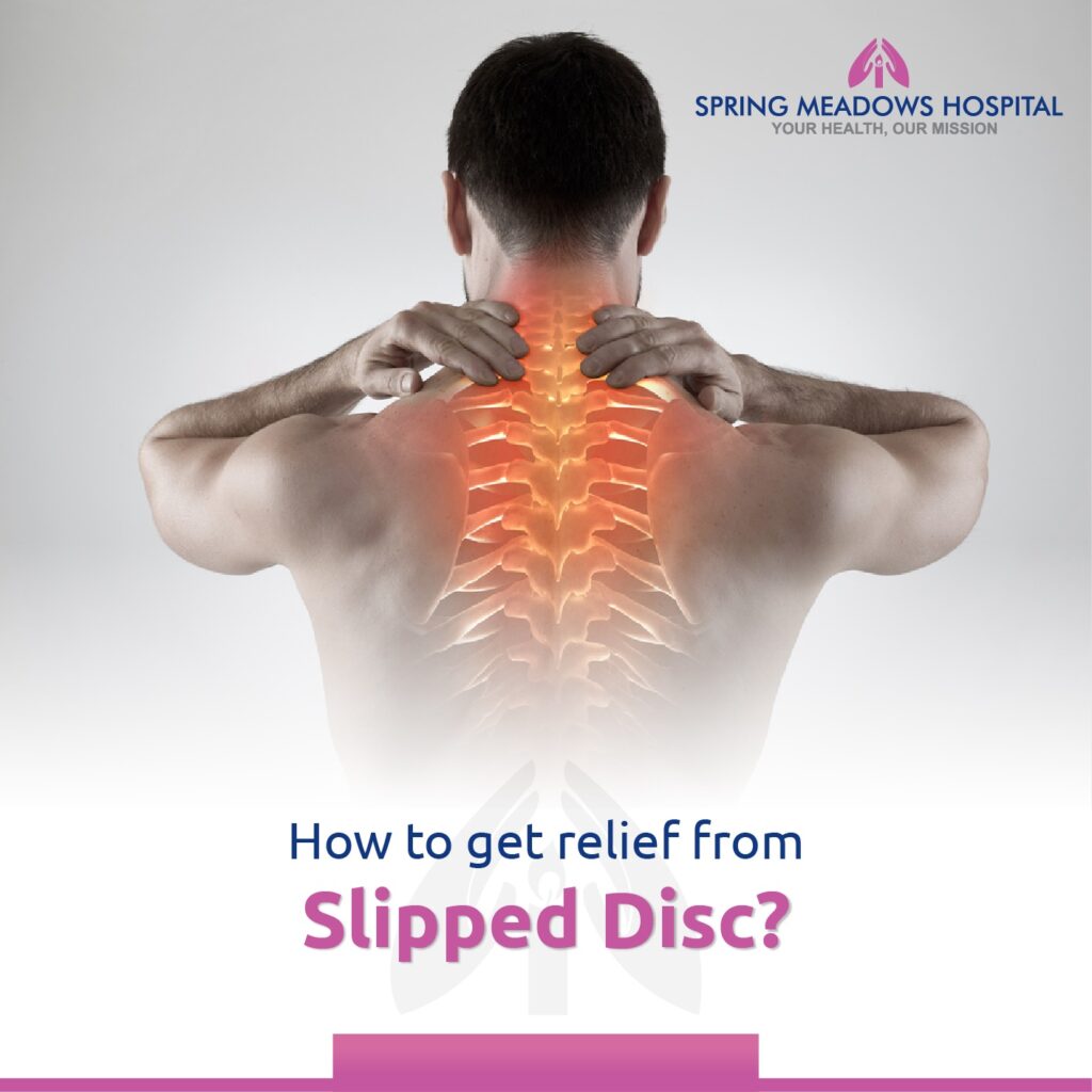 Slipped disk and how to get relief from it Free News